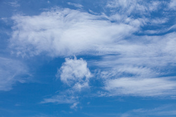 Blue sky with clouds background,  Beautiful clouds in the sky