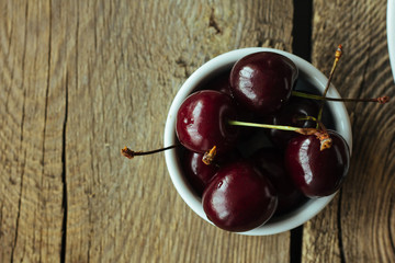 Black cherry top view