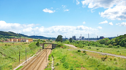 Paisaje de Asturias, España