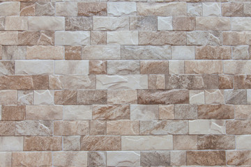 Background of stone wall, Stone wall made with blocks, Pattern o
