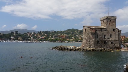 Fototapeta na wymiar Castle of Rapallo, Italy