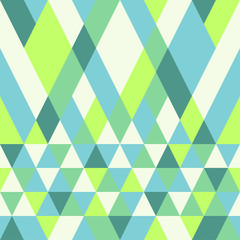 Seamless colorful abstract triangles pattern.