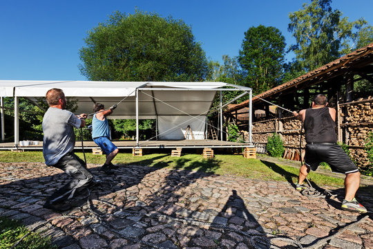 Putting Up the Big Tent