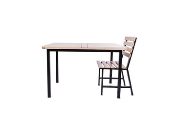 Set of kitchen furniture isolated on white