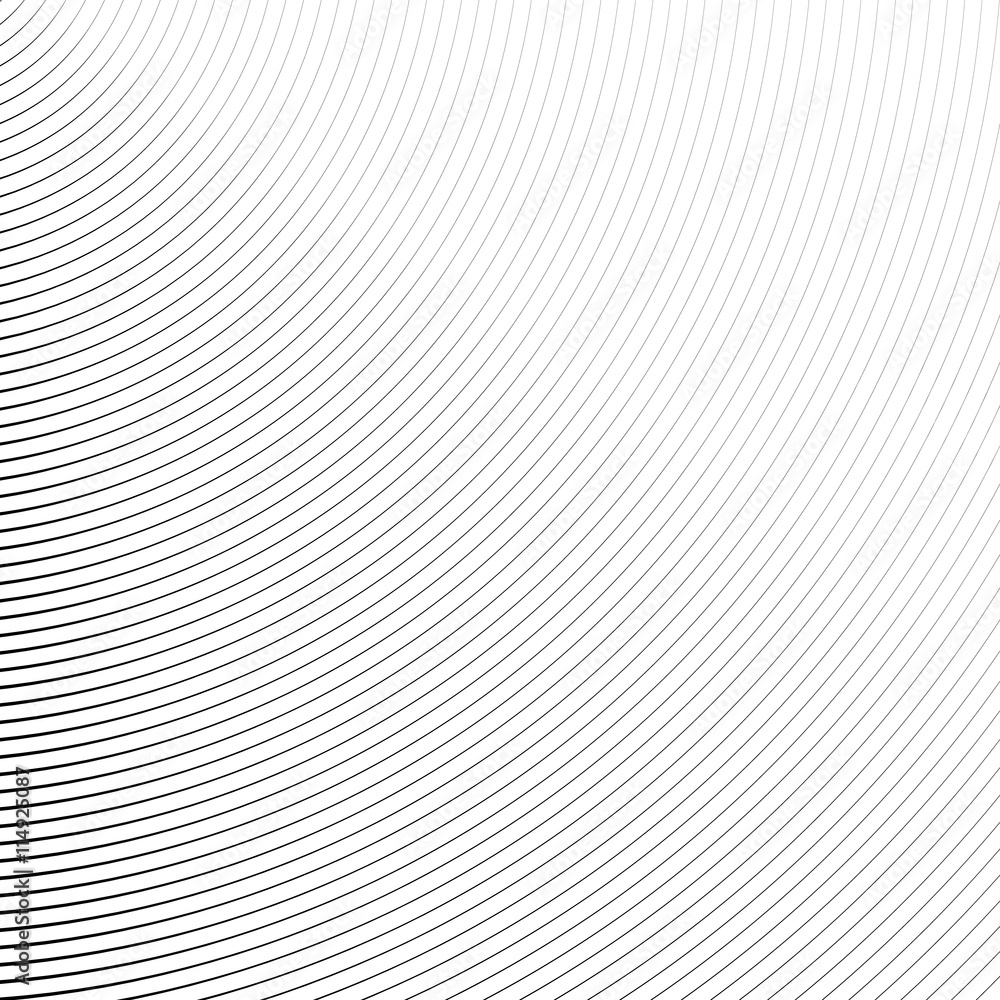Leinwandbilder circle pattern with dynamic, irregular lines. geometric circular