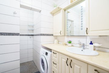 Interior of a bathroom in a guest house