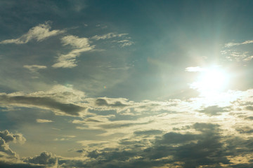 cloud on blue sky