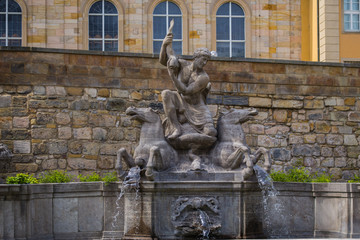 Obraz premium Kunstbrunnen Bayreuth