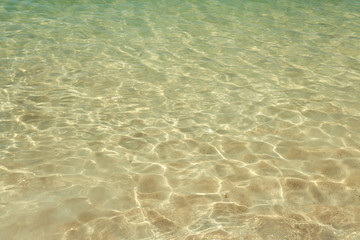 wave of the sea on sand beach