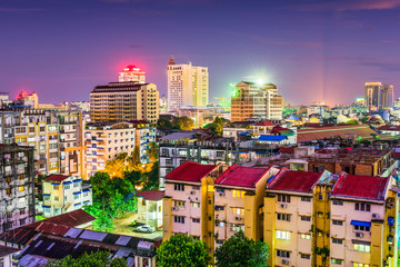 Yangon, Myanmar Skyline
