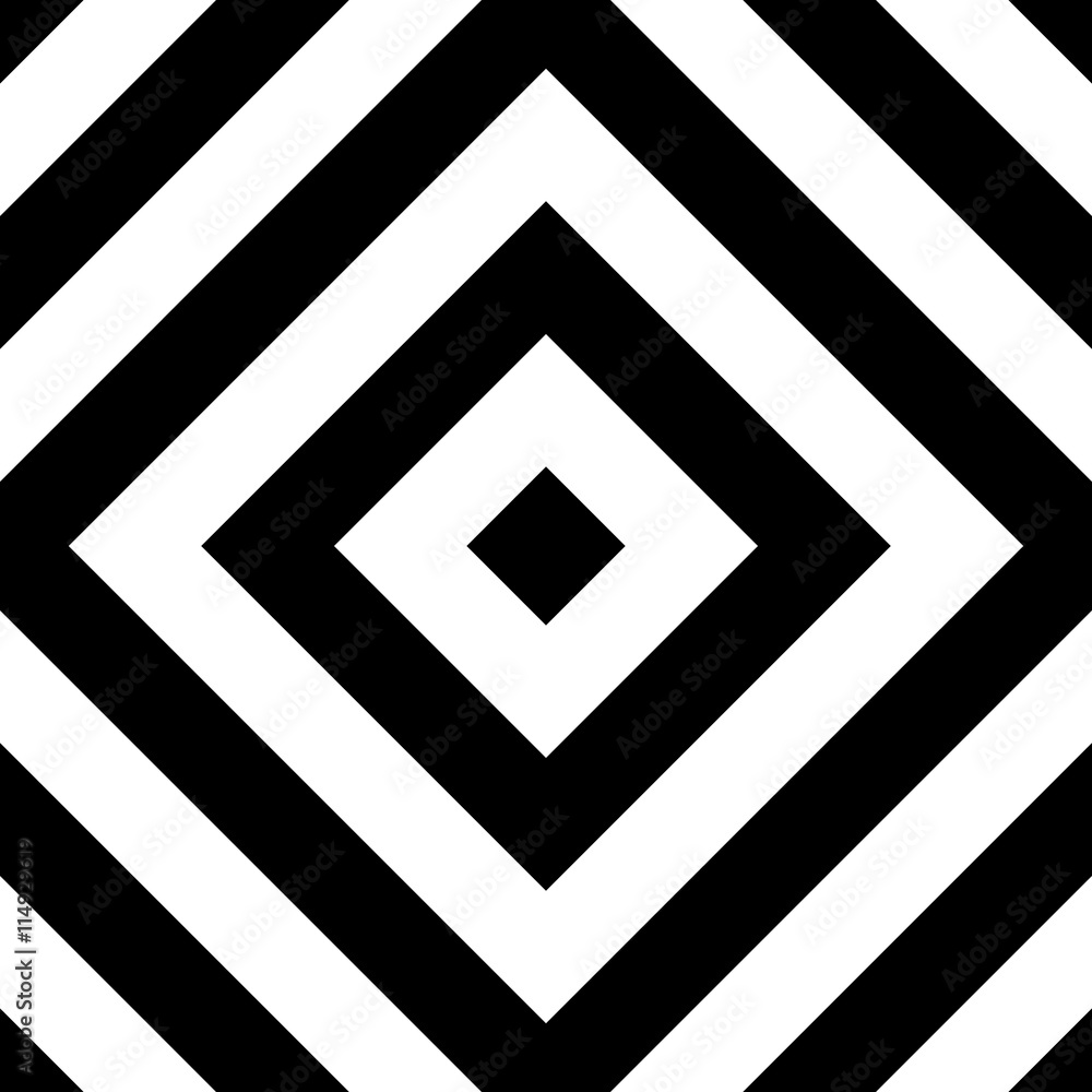 Poster repeatable geometric pattern. abstract monochrome angular backgr