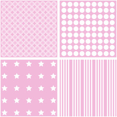 Set of four patterns.