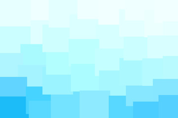 Abstract polygonal blue squares