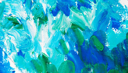 Abstract blue and green background