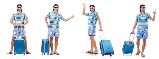Man preparing for this summer vacation