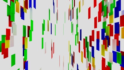 multi-color block background