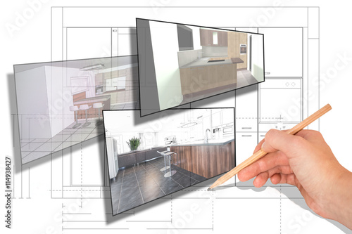 "Moderne Küchenplanung" Stockfotos und lizenzfreie Bilder auf Fotolia