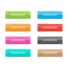Set of download buttons
