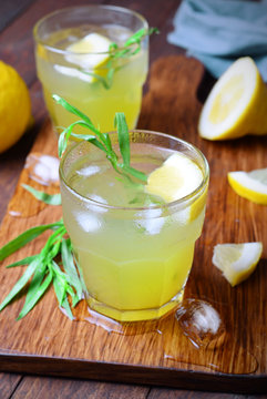 Tarragon Lemonade, Natural Refreshing Drink