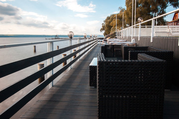 Line and water minimalism