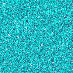 Aquamarine  blue glitter background
