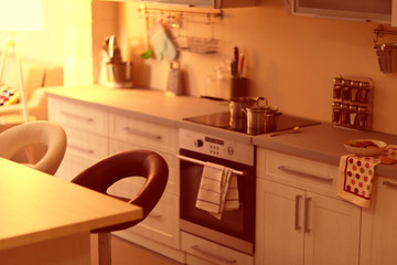 Modern kitchen interior