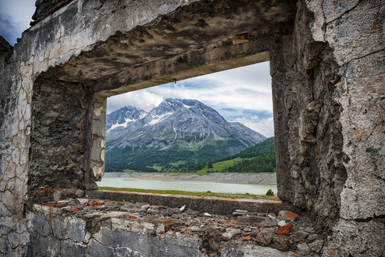 Fototapeta Vista sulle alpi