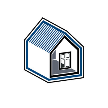 Property developer conceptual business vector icon, real estate