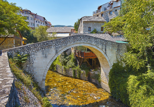 The old stone bridge in Mostar