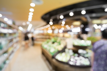 Defocused shopping mall background 
