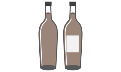 Bottle vector design