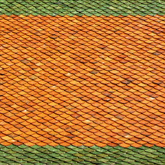 Thailand temple roof texture background