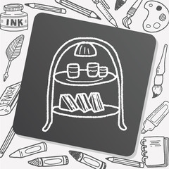 afternoon tea doodle