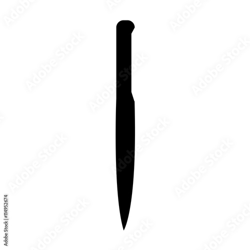 "Silhouettes of kitchen knives , vector" Imágenes de archivo y vectores