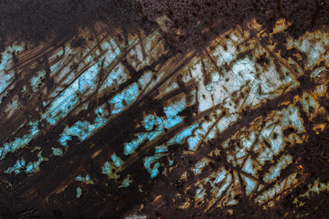 Old rust closeup textured.
