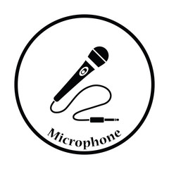 Karaoke microphone  icon