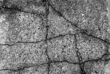 Crack old cement background.