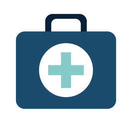 medical kit isolated icon design