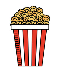 pop corn  isolated icon design