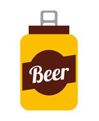 beer can isolated icon design