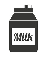 bottle milk  isolated icon design