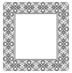 Frame with ornament
