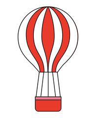 Obraz premium balloon air hot isolated icon design