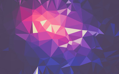 Abstract low poly background, geometry triangle