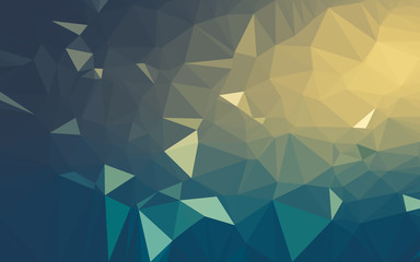 Abstract low poly background, geometry triangle