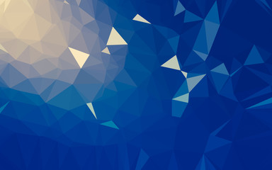 Fototapeta premium Abstract low poly background, geometry triangle