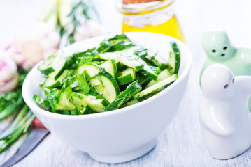 salad with cucumber
