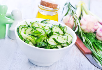 salad with cucumber