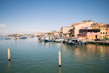 Fototapeta na wymiar The fishing village of Chioggia.