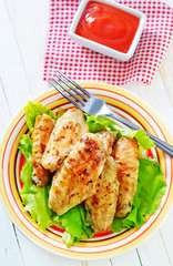 fried chicken wings